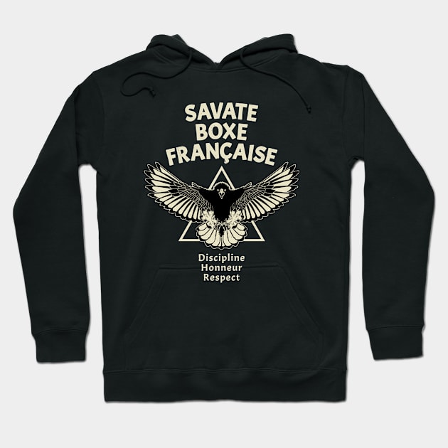 Savate Eagle Hoodie by NicGrayTees